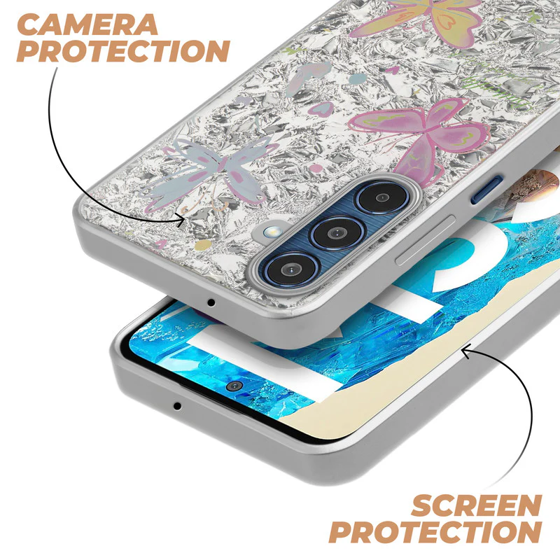 Shining Glossy Gradient Glitter Phone Back Cover Case for Samsung M35 5G - Image 29