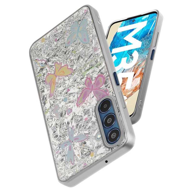 Shining Glossy Gradient Glitter Phone Back Cover Case for Samsung M35 5G - Image 30
