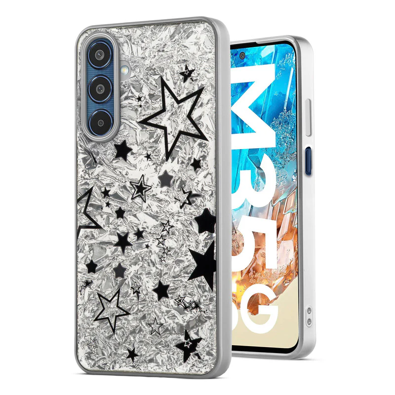 Shining Glossy Gradient Glitter Phone Back Cover Case for Samsung M35 5G - Image 46