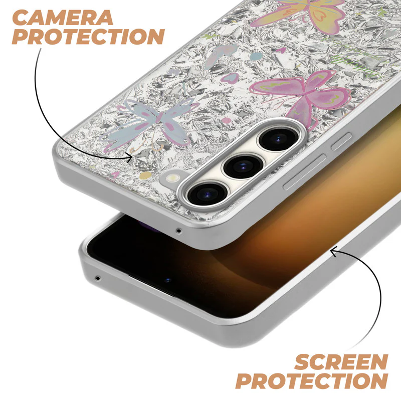 Shining Glossy Gradient Glitter Phone Back Cover Case for Samsung S23 5G - Image 23