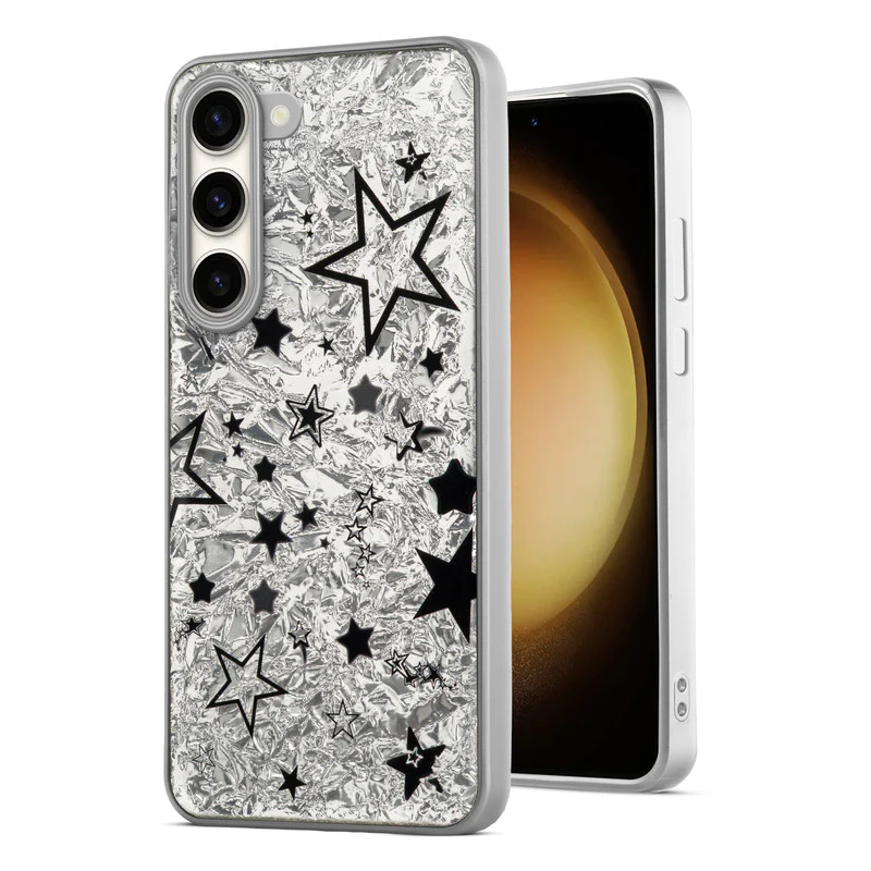 Shining Glossy Gradient Glitter Phone Back Cover Case for Samsung S23 5G - Image 40