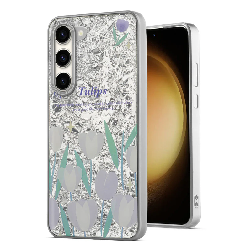 Shining Glossy Gradient Glitter Phone Back Cover Case for Samsung S23 5G - Image 52