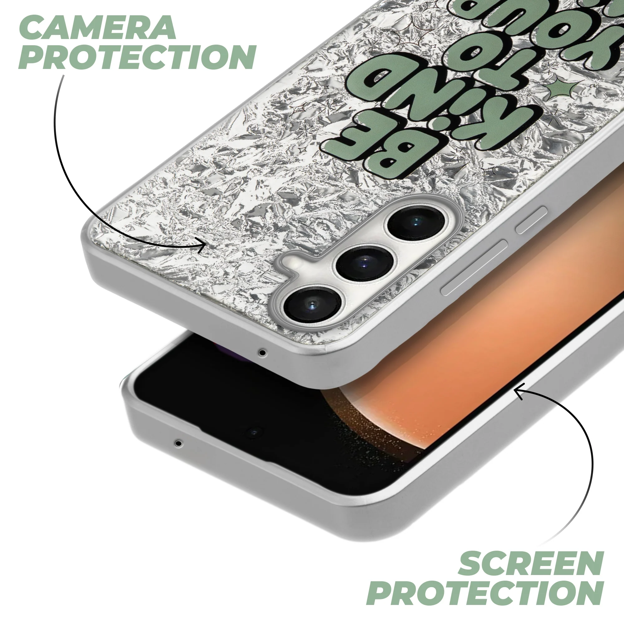 Shining Glossy Gradient Glitter Phone Back Cover Case for Samsung S23 FE 5G - Image 11