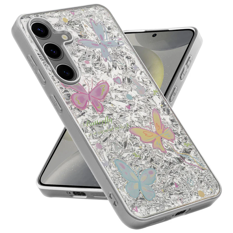 Shining Glossy Gradient Glitter Phone Back Cover Case for Samsung S24 5G - Image 27