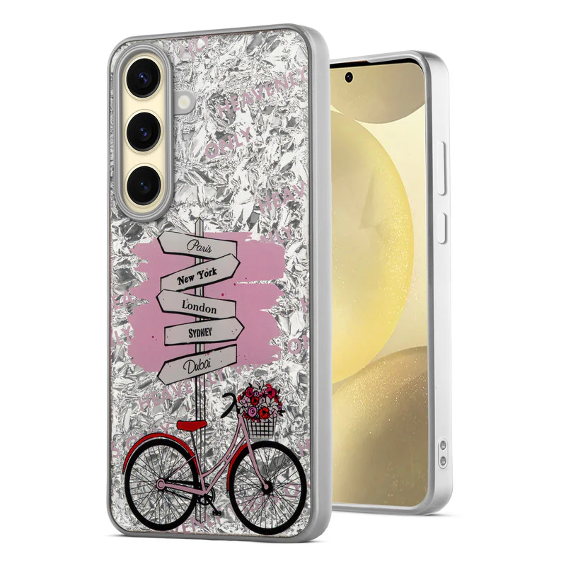 Shining Glossy Gradient Glitter Phone Back Cover Case for Samsung S25 5G - Image 16