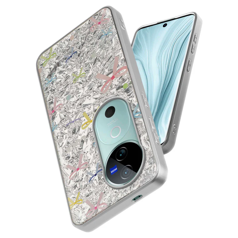 Shining Glossy Gradient Glitter Phone Back Cover Case for Vivo V40 5G - Image 24