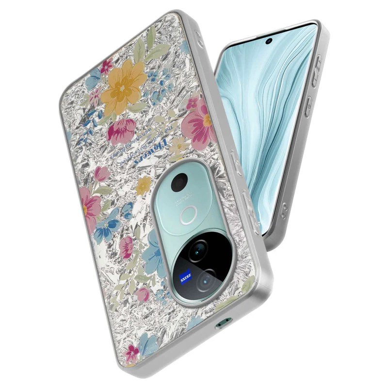 Shining Glossy Gradient Glitter Phone Back Cover Case for Vivo V40 5G - Image 36