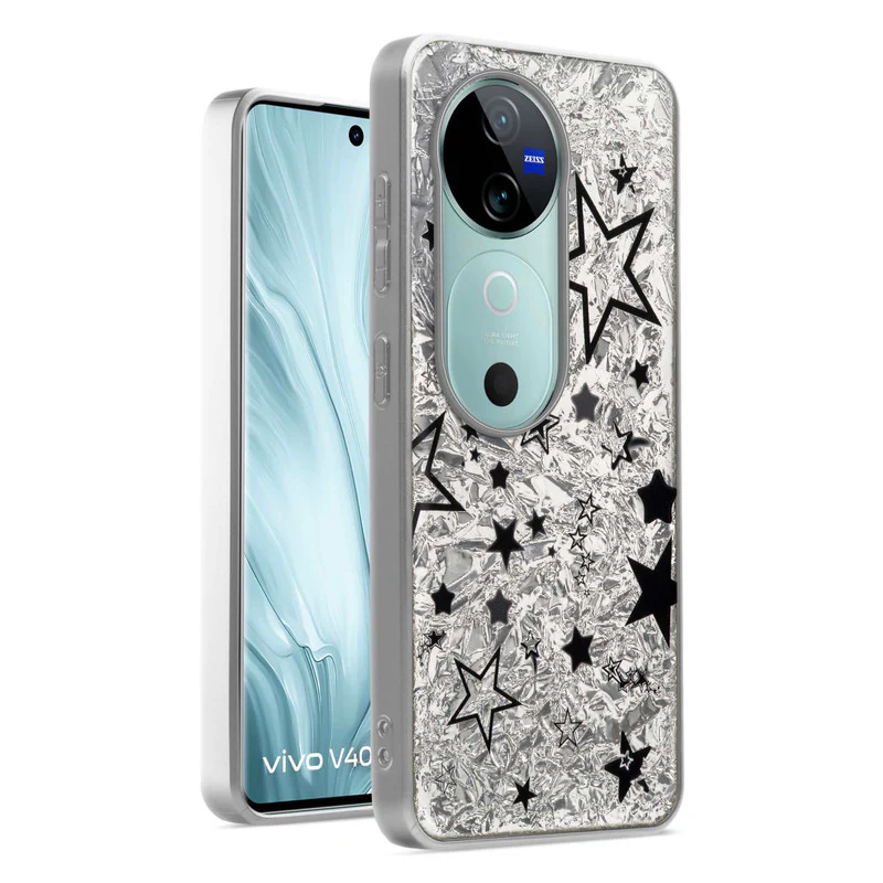 Shining Glossy Gradient Glitter Phone Back Cover Case for Vivo V40 5G - Image 43