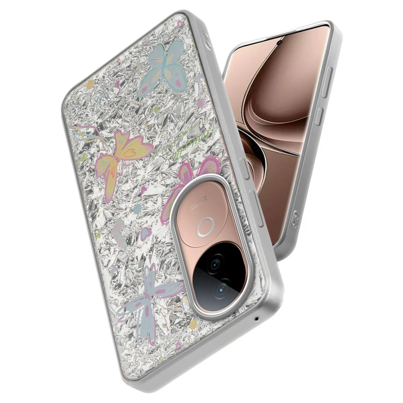 Shining Glossy Gradient Glitter Phone Back Cover Case for Vivo V40e 5G - Image 30