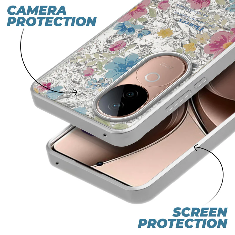 Shining Glossy Gradient Glitter Phone Back Cover Case for Vivo V40e 5G - Image 35