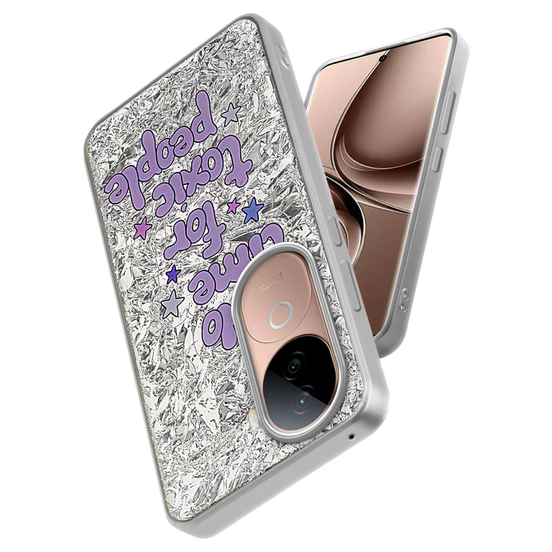 Shining Glossy Gradient Glitter Phone Back Cover Case for Vivo V40e 5G - Image 54