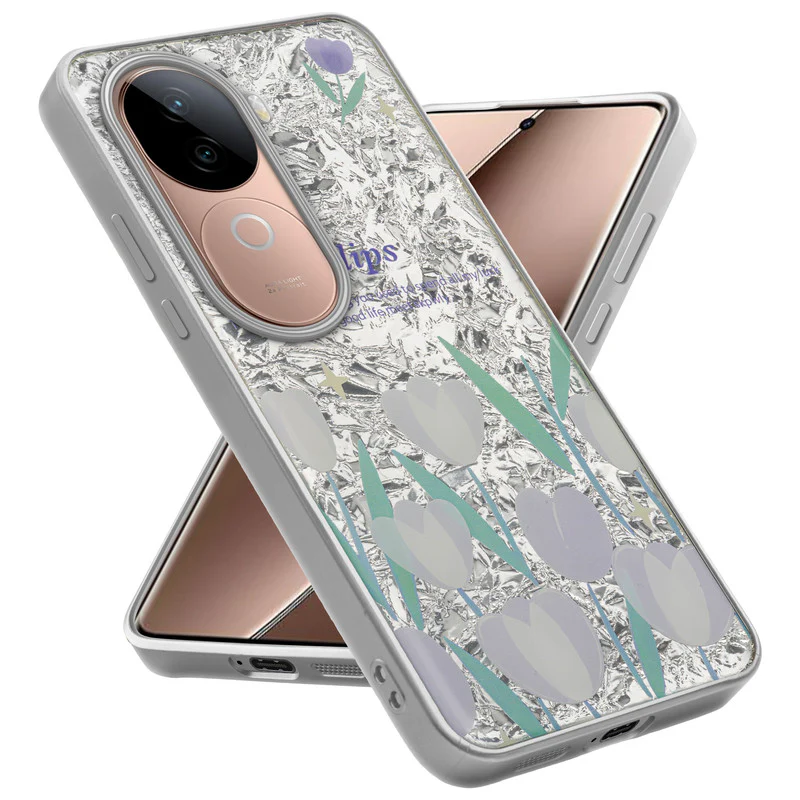 Shining Glossy Gradient Glitter Phone Back Cover Case for Vivo V40e 5G - Image 57