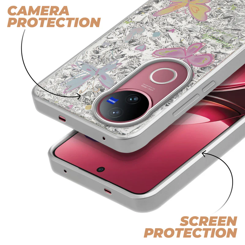 Shining Glossy Gradient Glitter Phone Back Cover Case for Vivo V50 5G - Image 29