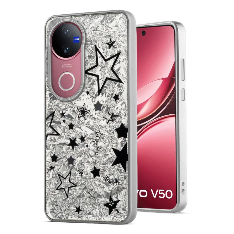 Shining Glossy Gradient Glitter Phone Back Cover Case for Vivo V50 5G - Image 46