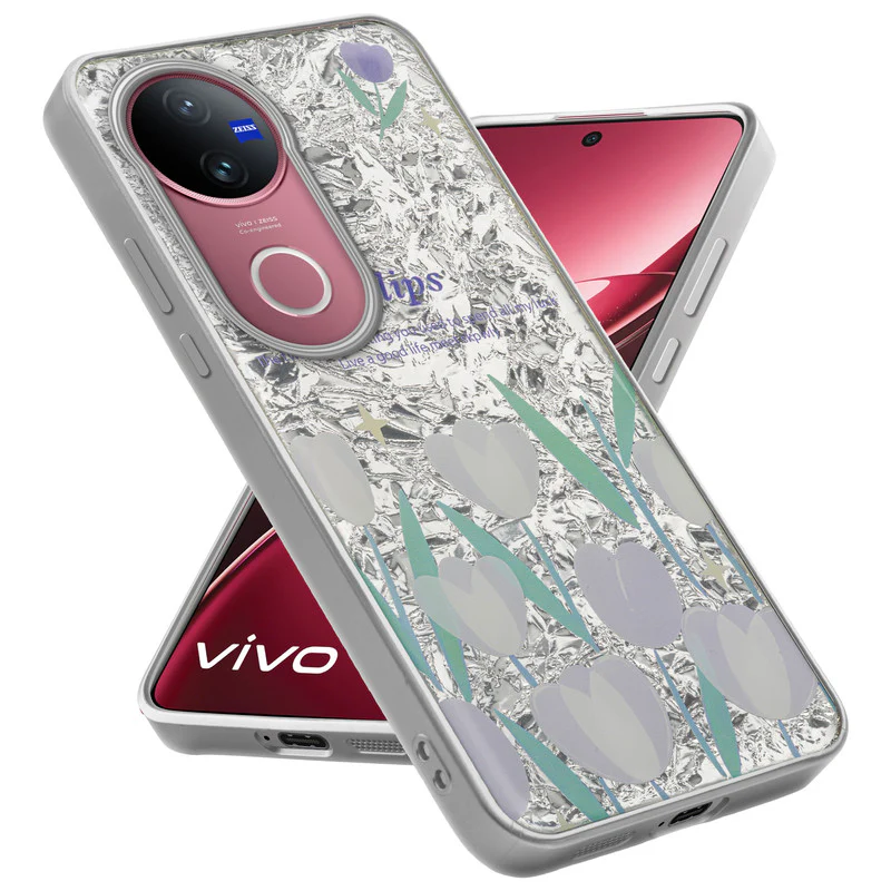 Shining Glossy Gradient Glitter Phone Back Cover Case for Vivo V50 5G - Image 57
