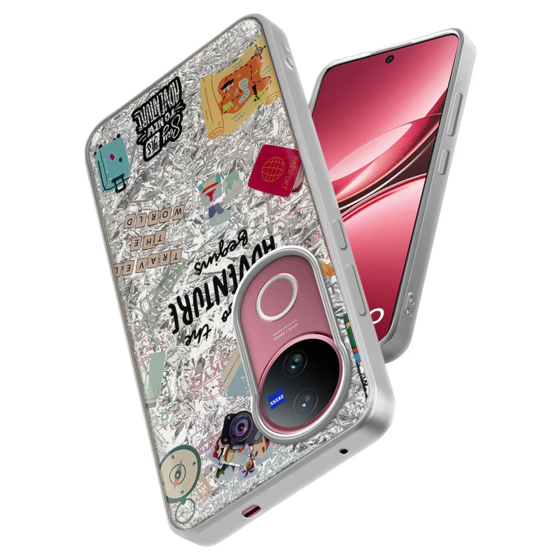 Shining Glossy Gradient Glitter Phone Back Cover Case for Vivo V50 5G - Image 6