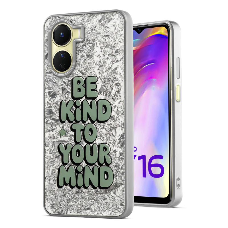 Shining Glossy Gradient Glitter Phone Back Cover Case for Vivo Y16 - Image 10