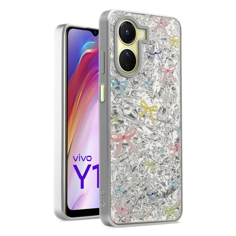 Shining Glossy Gradient Glitter Phone Back Cover Case for Vivo Y16 - Image 19