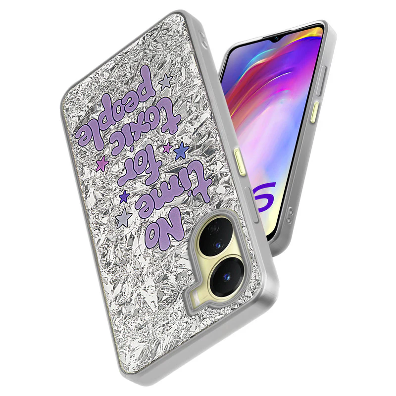 Shining Glossy Gradient Glitter Phone Back Cover Case for Vivo Y16 - Image 54
