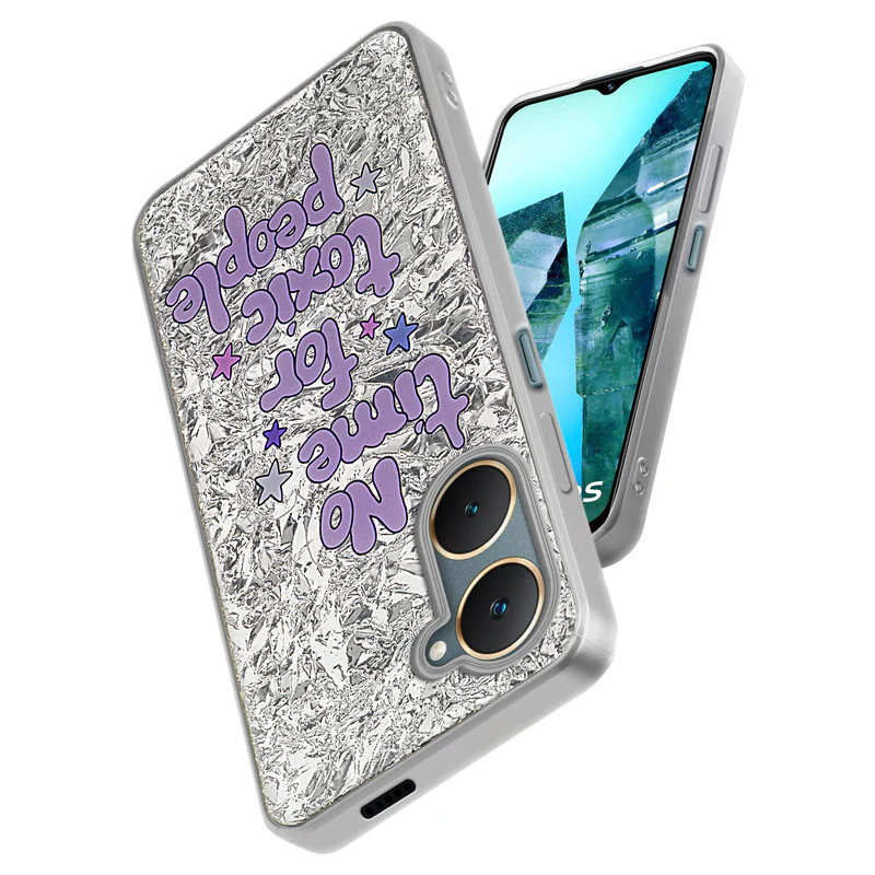 Shining Glossy Gradient Glitter Phone Back Cover Case for Vivo Y18 - Image 54