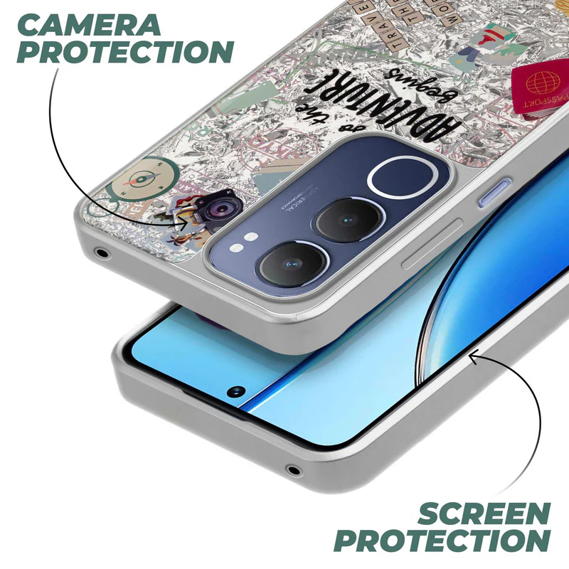 Shining Glossy Gradient Glitter Phone Back Cover Case for Vivo Y29 5G - Image 5