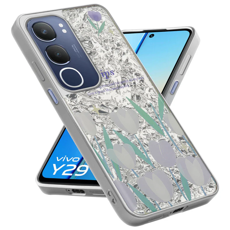 Shining Glossy Gradient Glitter Phone Back Cover Case for Vivo Y29 5G - Image 57