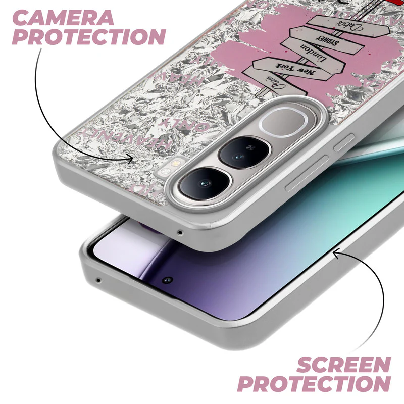 Shining Glossy Gradient Glitter Phone Back Cover Case for Vivo Y300 5G - Image 17