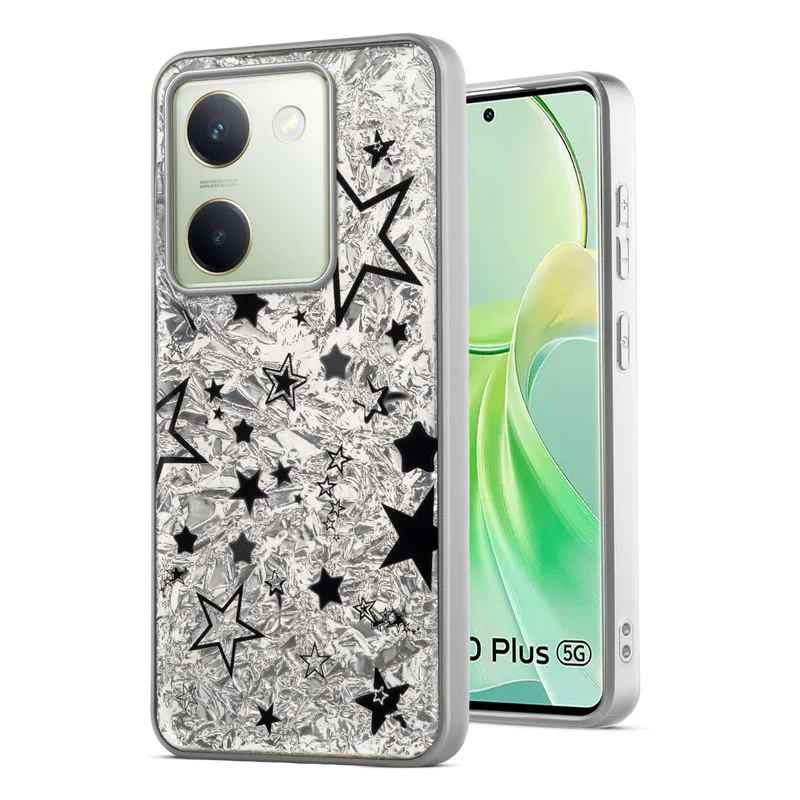Shining Glossy Gradient Glitter Phone Back Cover Case for Vivo Y300 Plus 5G - Image 46