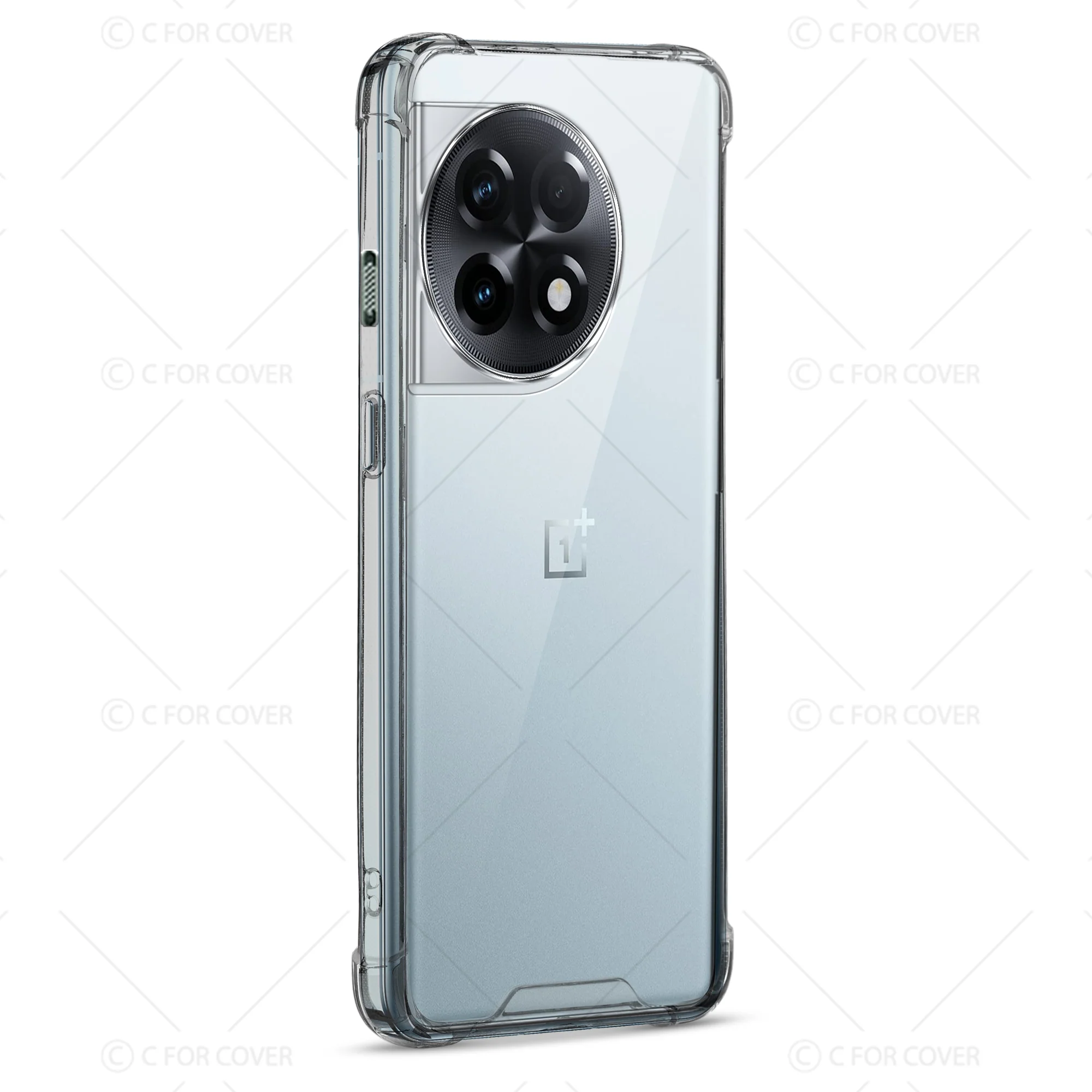 Transparent Shockproof Phone Back Cover Case With Raised Edges For OnePlus 11R 5G - Image 5