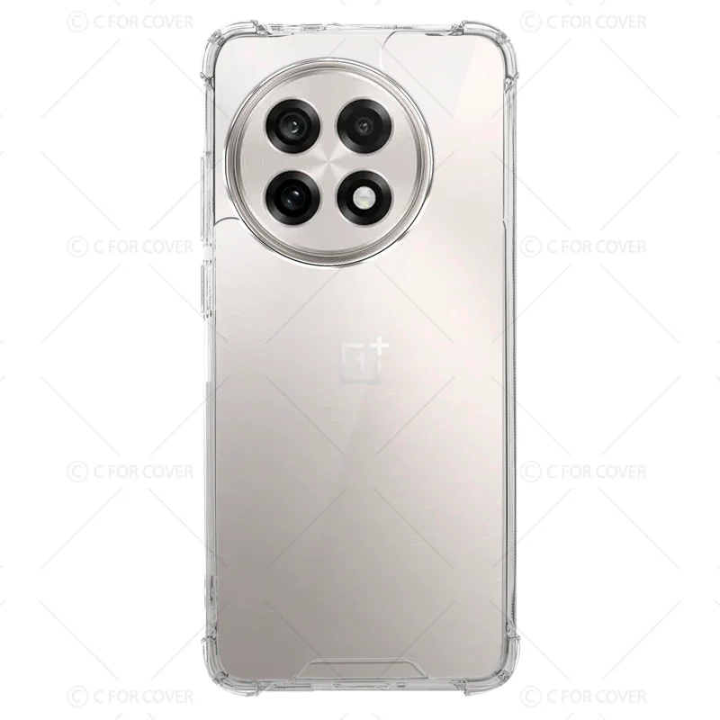 Transparent Shockproof Phone Back Cover Case With Raised Edges For OnePlus 13R 5G - Image 4