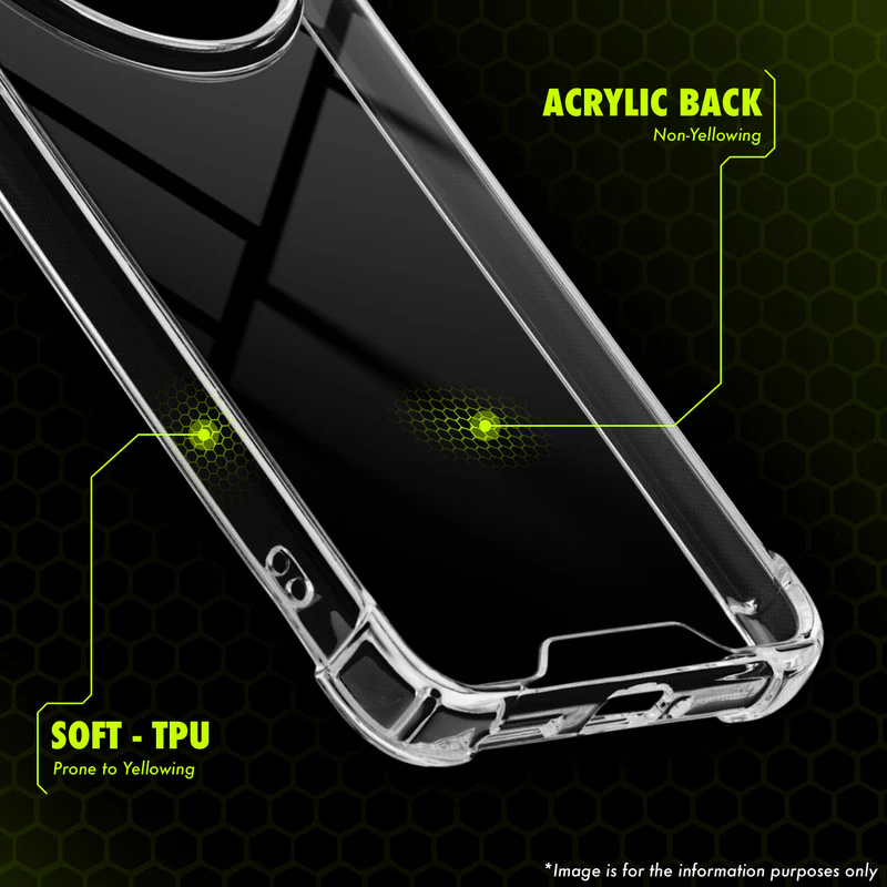 Transparent Shockproof Phone Back Cover Case With Raised Edges For OnePlus Nord CE 2 Lite 5G - Image 3