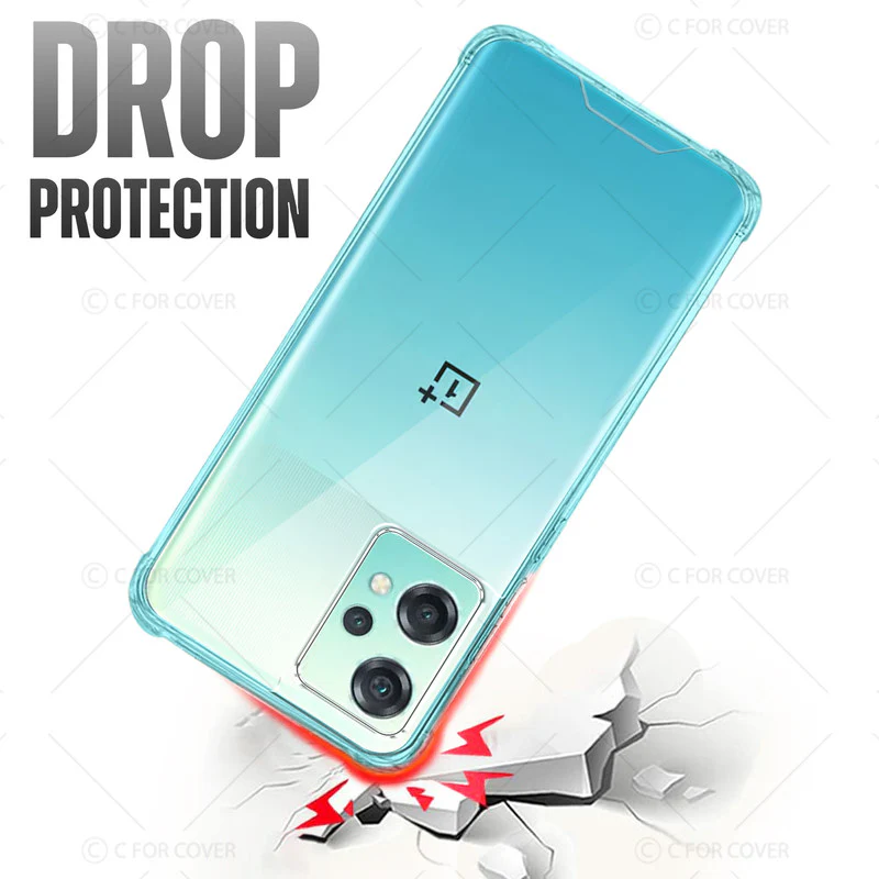 Transparent Shockproof Phone Back Cover Case With Raised Edges For OnePlus Nord CE 2 Lite 5G - Image 6