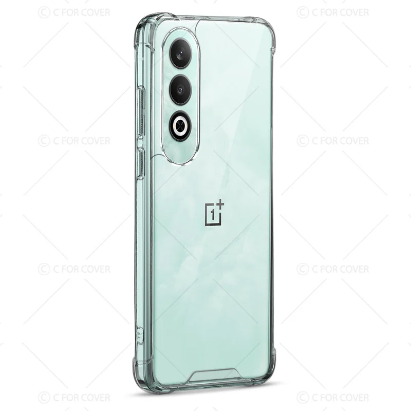 Transparent Shockproof Phone Back Cover Case With Raised Edges For OnePlus Nord CE 4 5G - Image 5