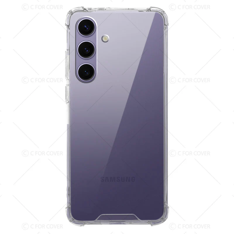 Transparent Shockproof Phone Back Cover Case With Raised Edges For Samsung A36 5G - Image 4