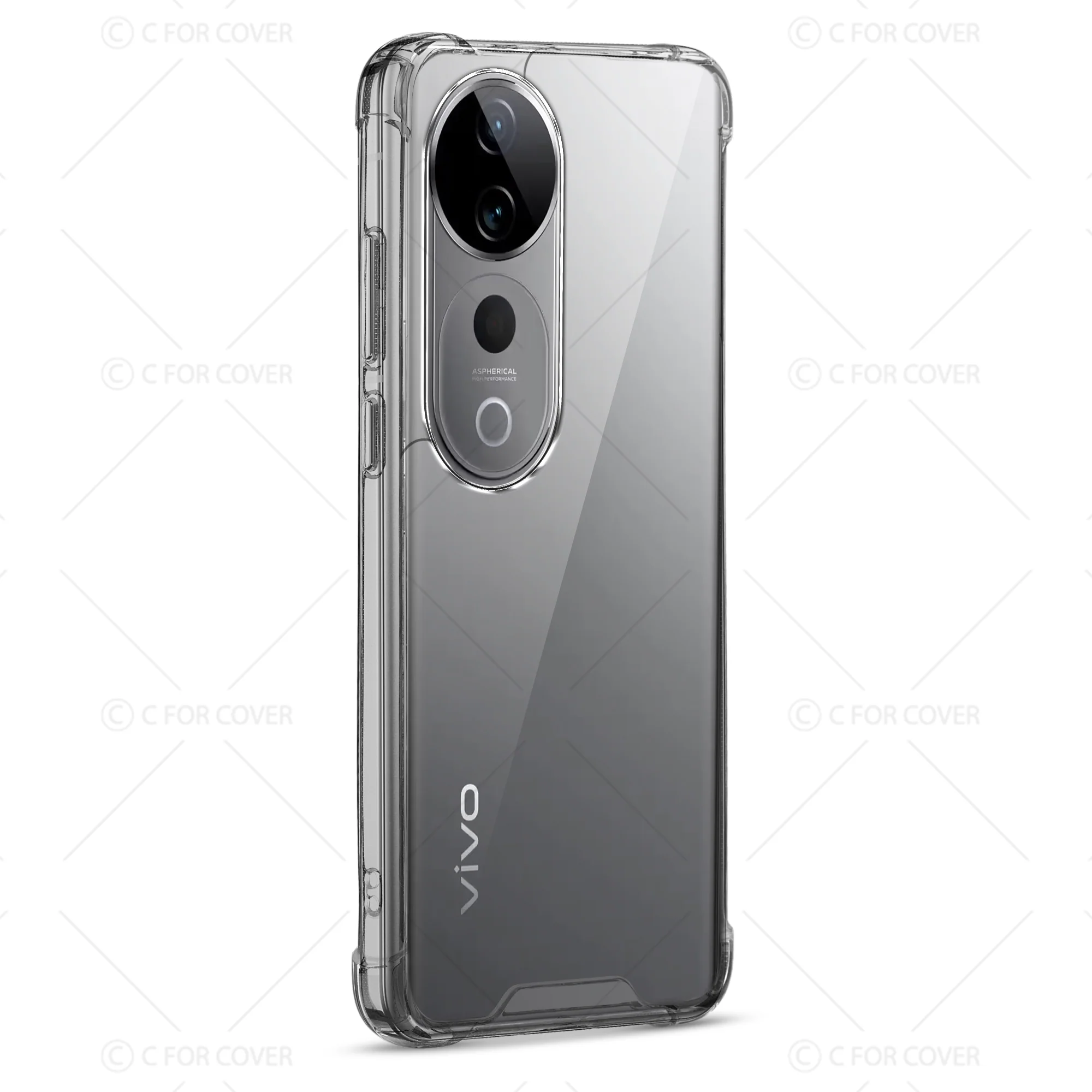 Transparent Shockproof Phone Back Cover Case With Raised Edges For Vivo T3 Ultra 5G - Image 5