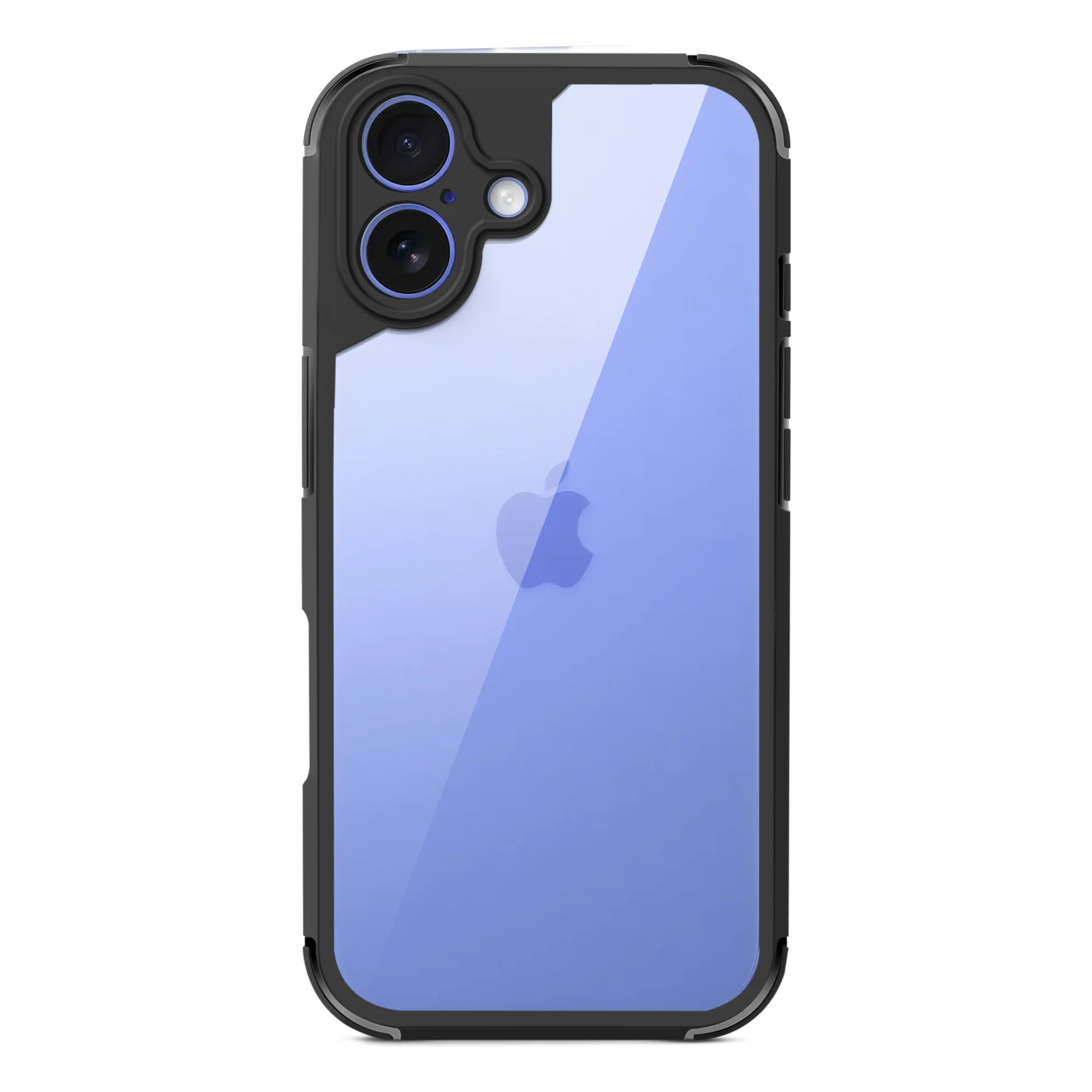Silicone Border Transparent Back Cover for Apple iPhone 16 - Image 4