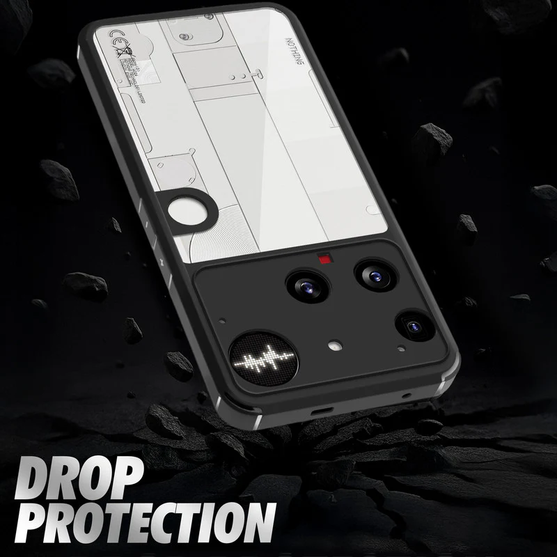 Silicone Border Transparent Back Cover for Nothing Phone 3 5G - Image 5