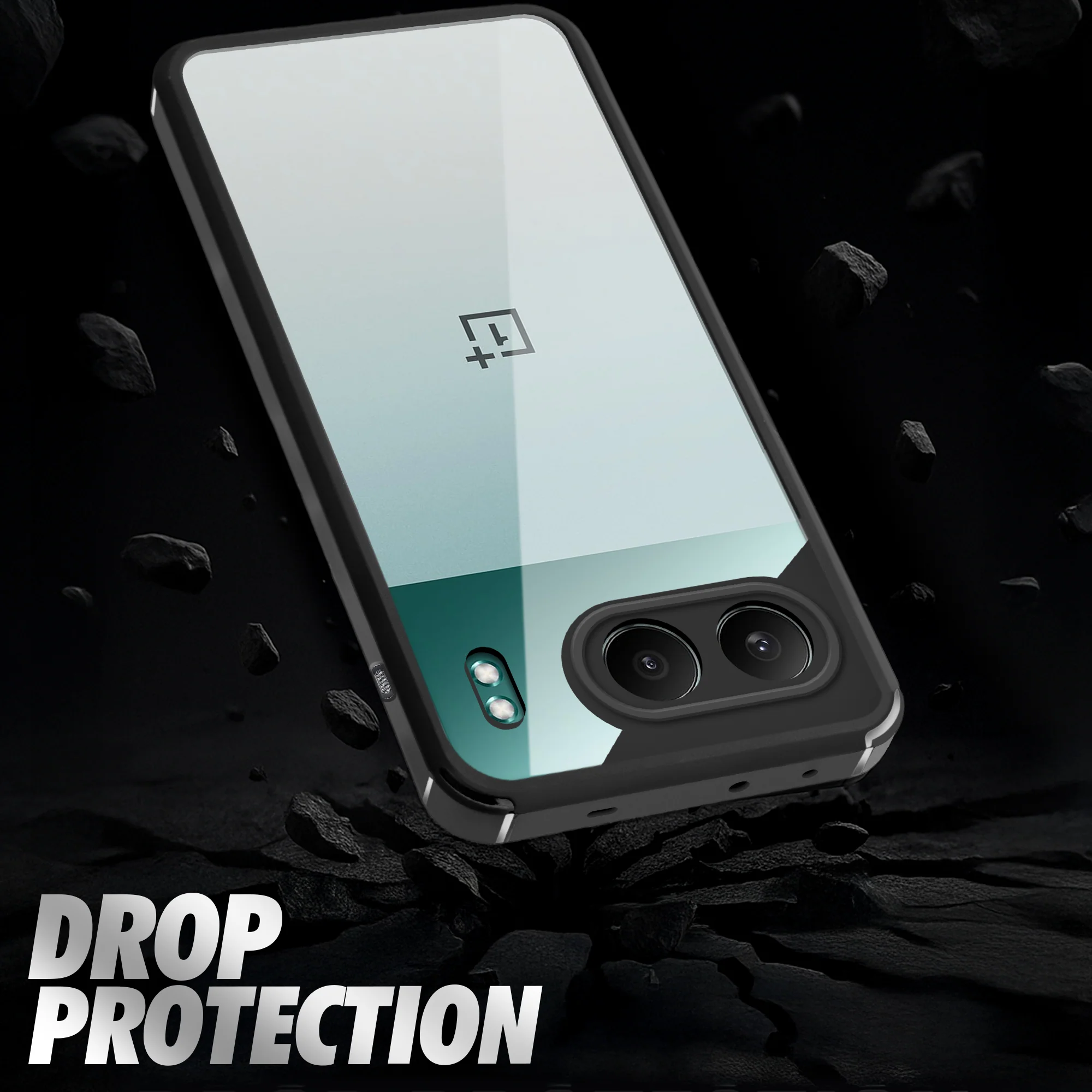 Silicone Border Transparent Back Cover for OnePlus Nord 4 5G - Image 6