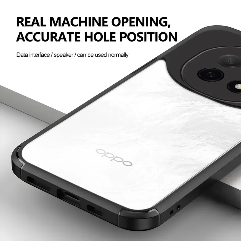 Silicone Border Transparent Back Cover for Oppo F29 Pro 5G - Image 5