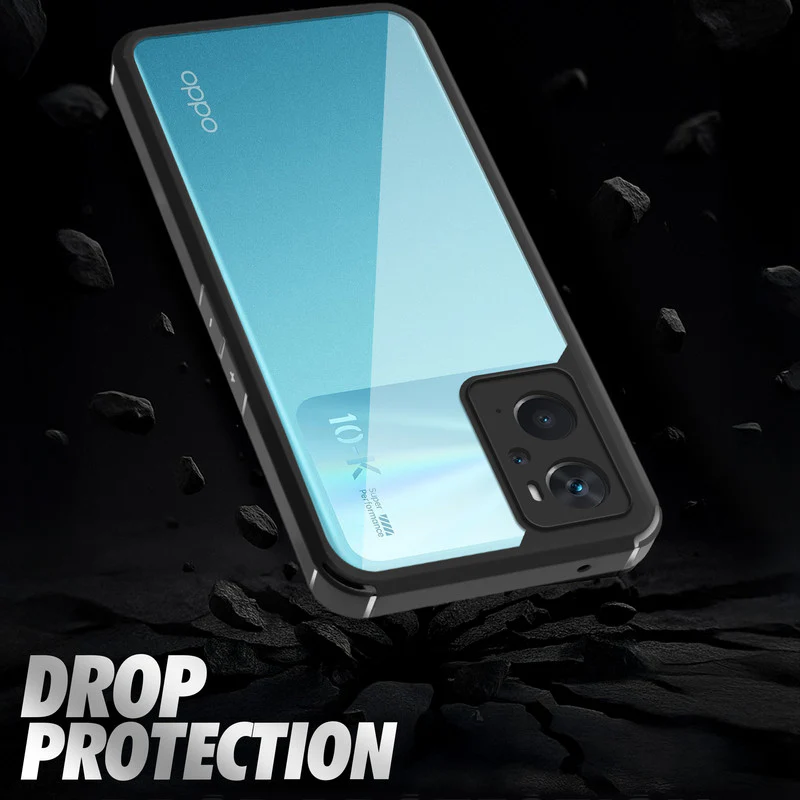 Silicone Border Transparent Back Cover for Oppo K10 4G - Image 6