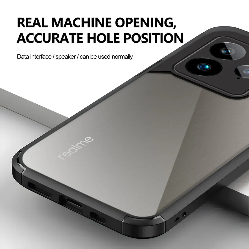 Silicone Border Transparent Back Cover for Realme GT 7 Pro - Image 5