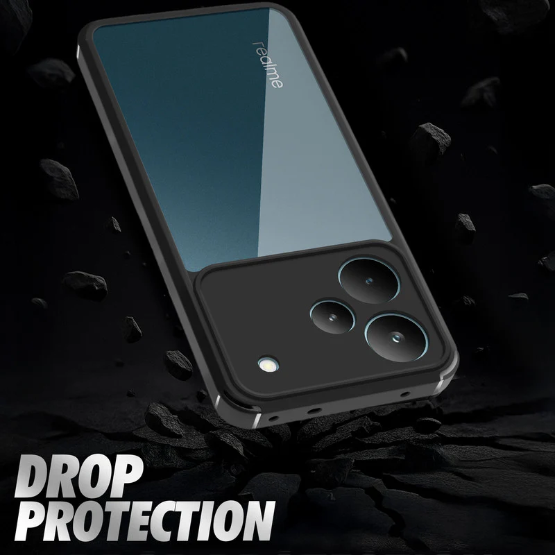 Silicone Border Transparent Back Cover for Realme P4 Pro 5G - Image 6