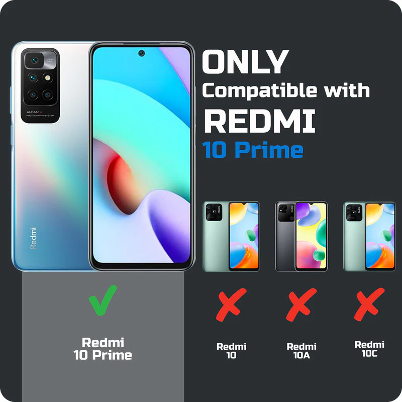 Silicone Border Transparent Back Cover for Redmi 10 Prime - Image 2