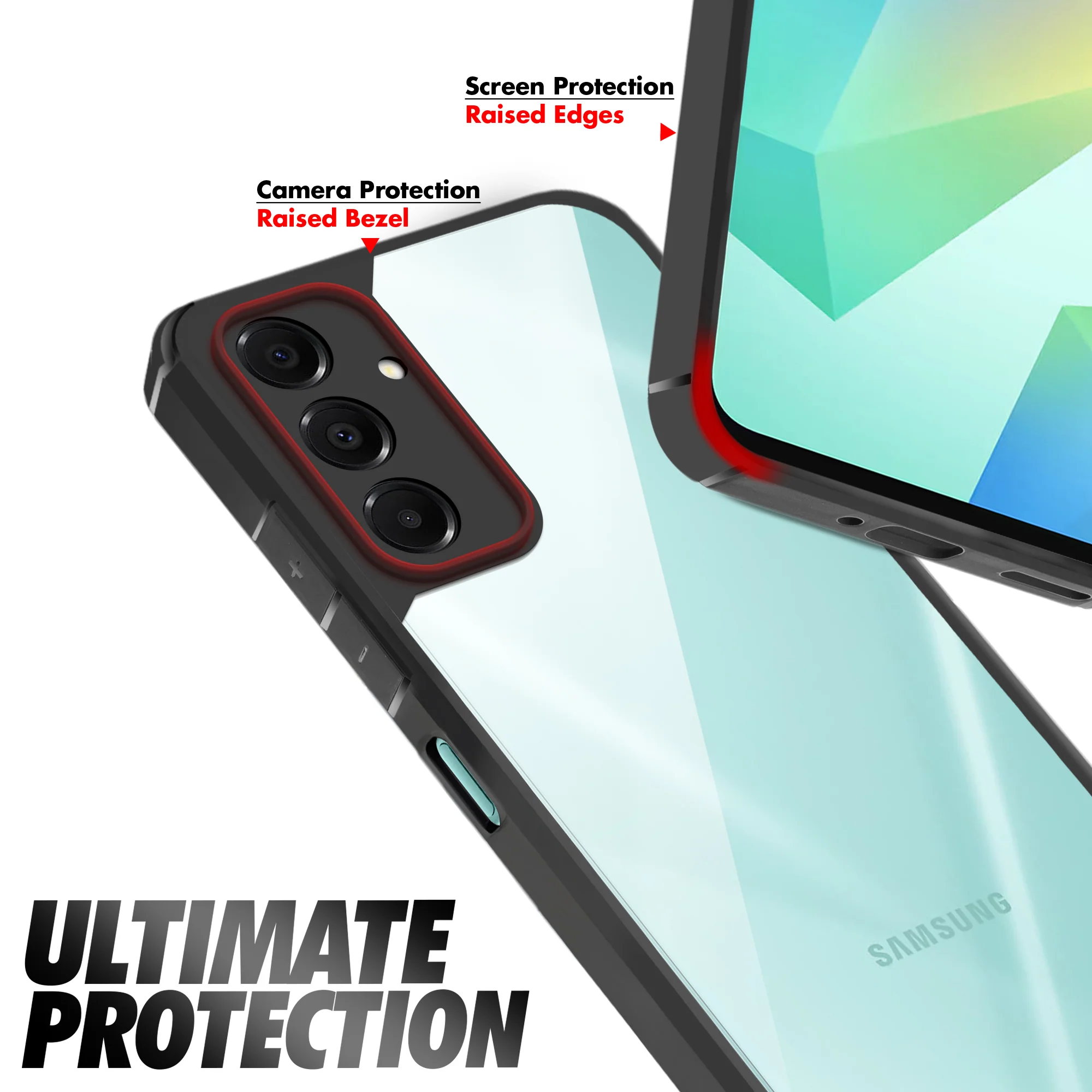 Silicone Border Transparent Back Cover for Samsung A16 5G - Image 5