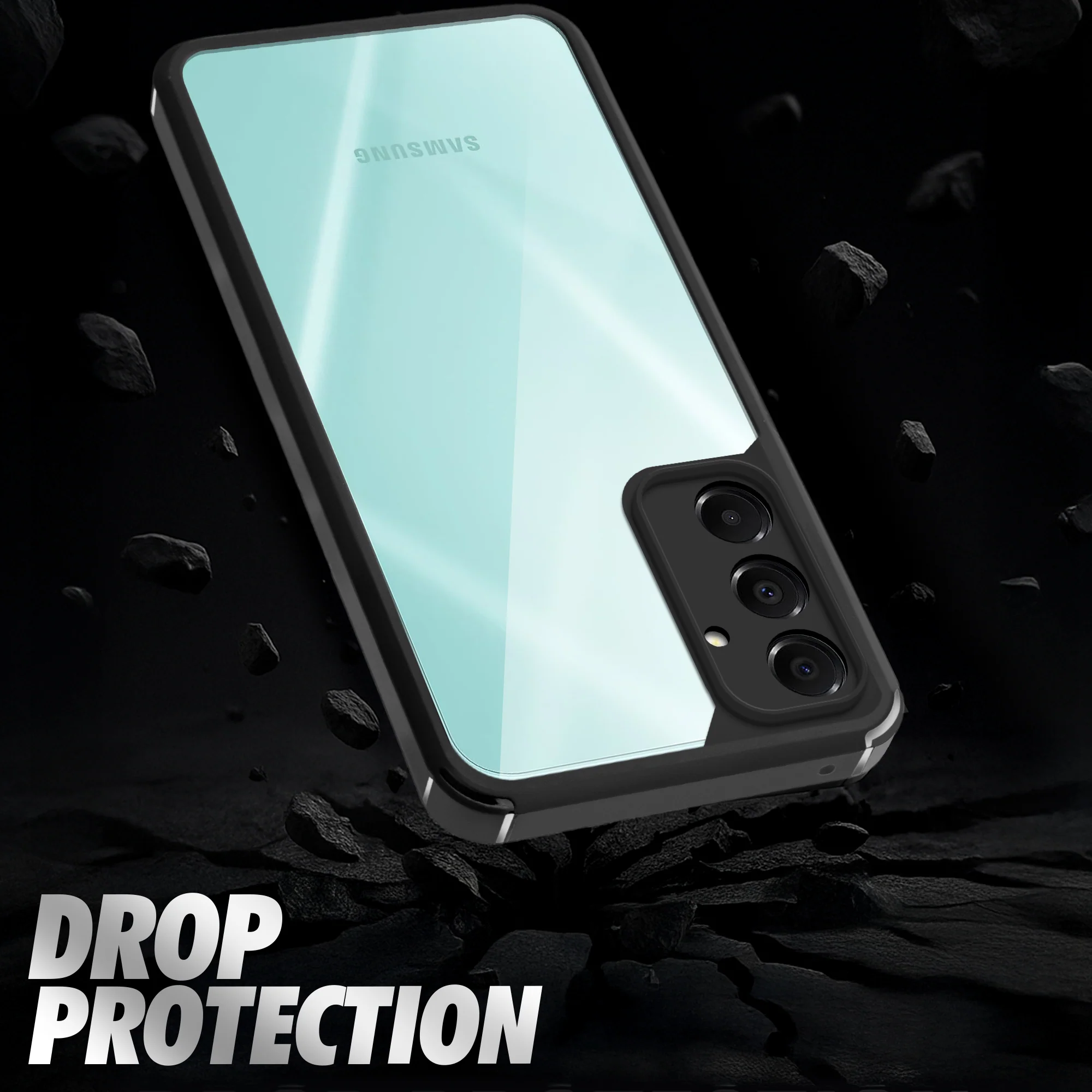 Silicone Border Transparent Back Cover for Samsung A16 5G - Image 6