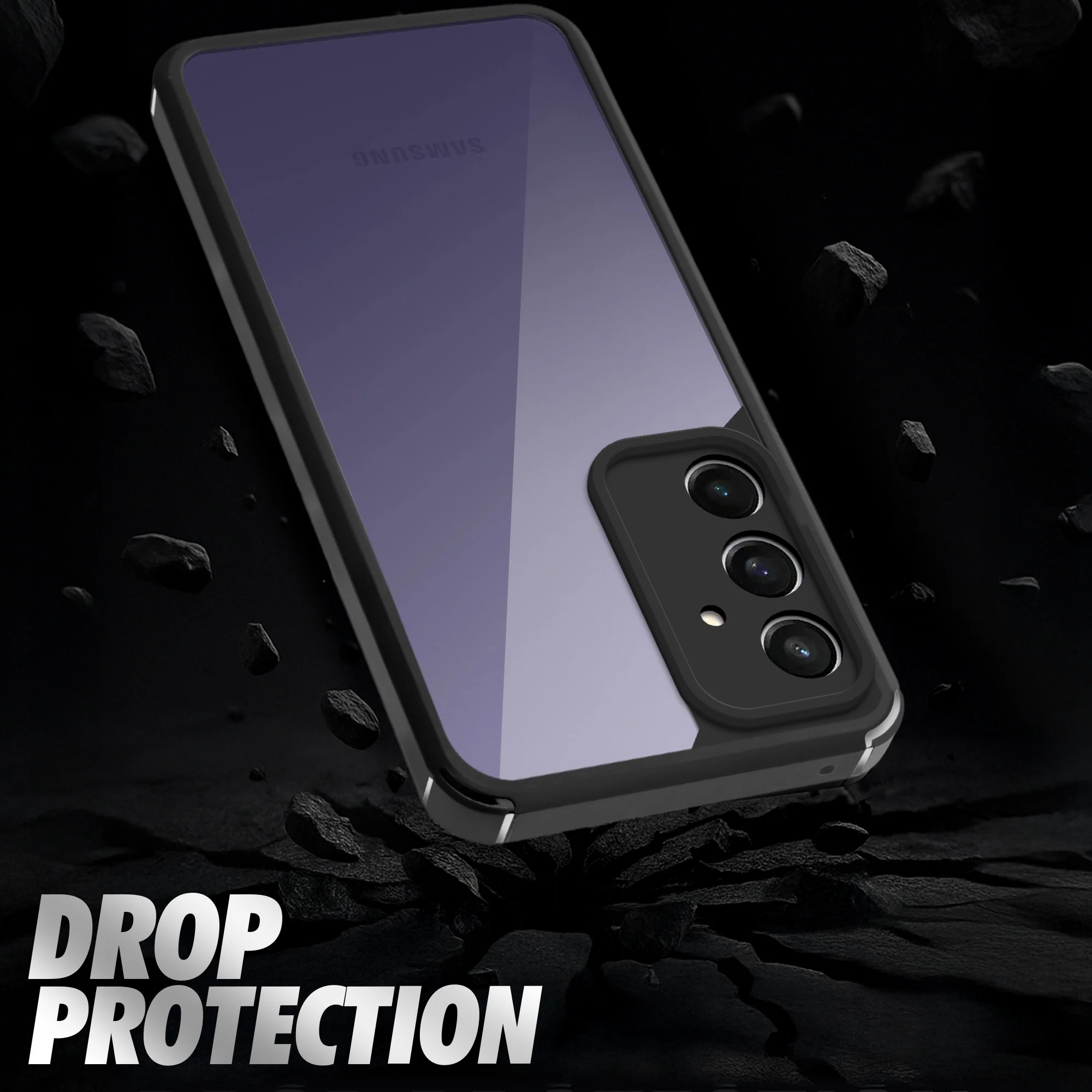 Silicone Border Transparent Back Cover for Samsung A56 5G - Image 6