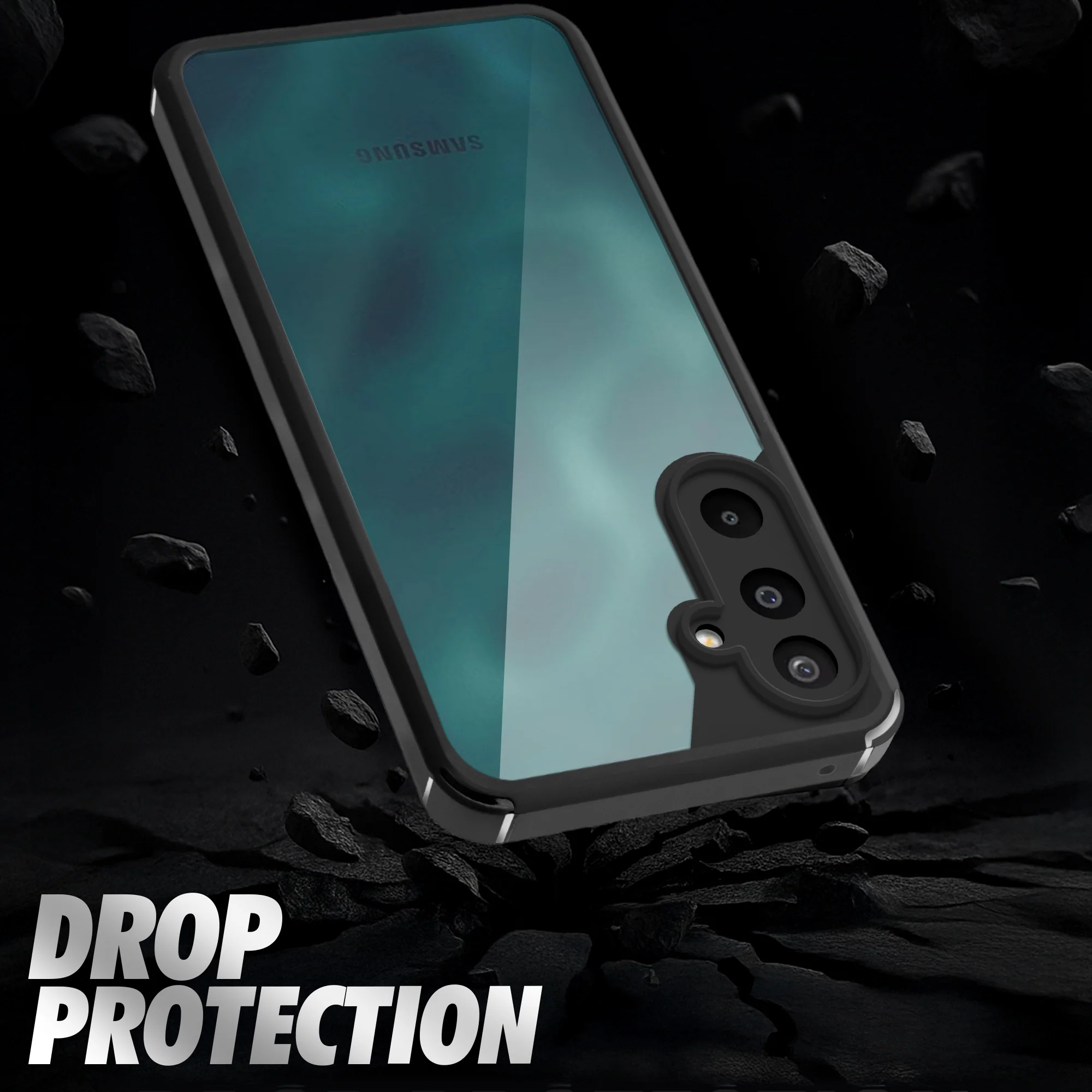Silicone Border Transparent Back Cover for Samsung F16 5G - Image 6