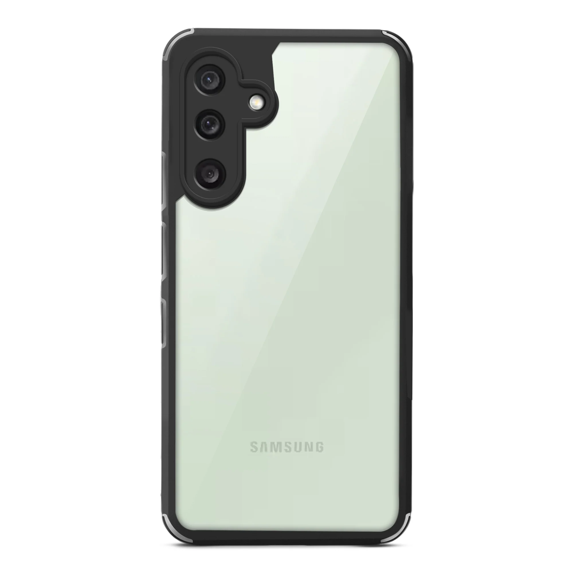 Silicone Border Transparent Back Cover for Samsung M56 5G - Image 4