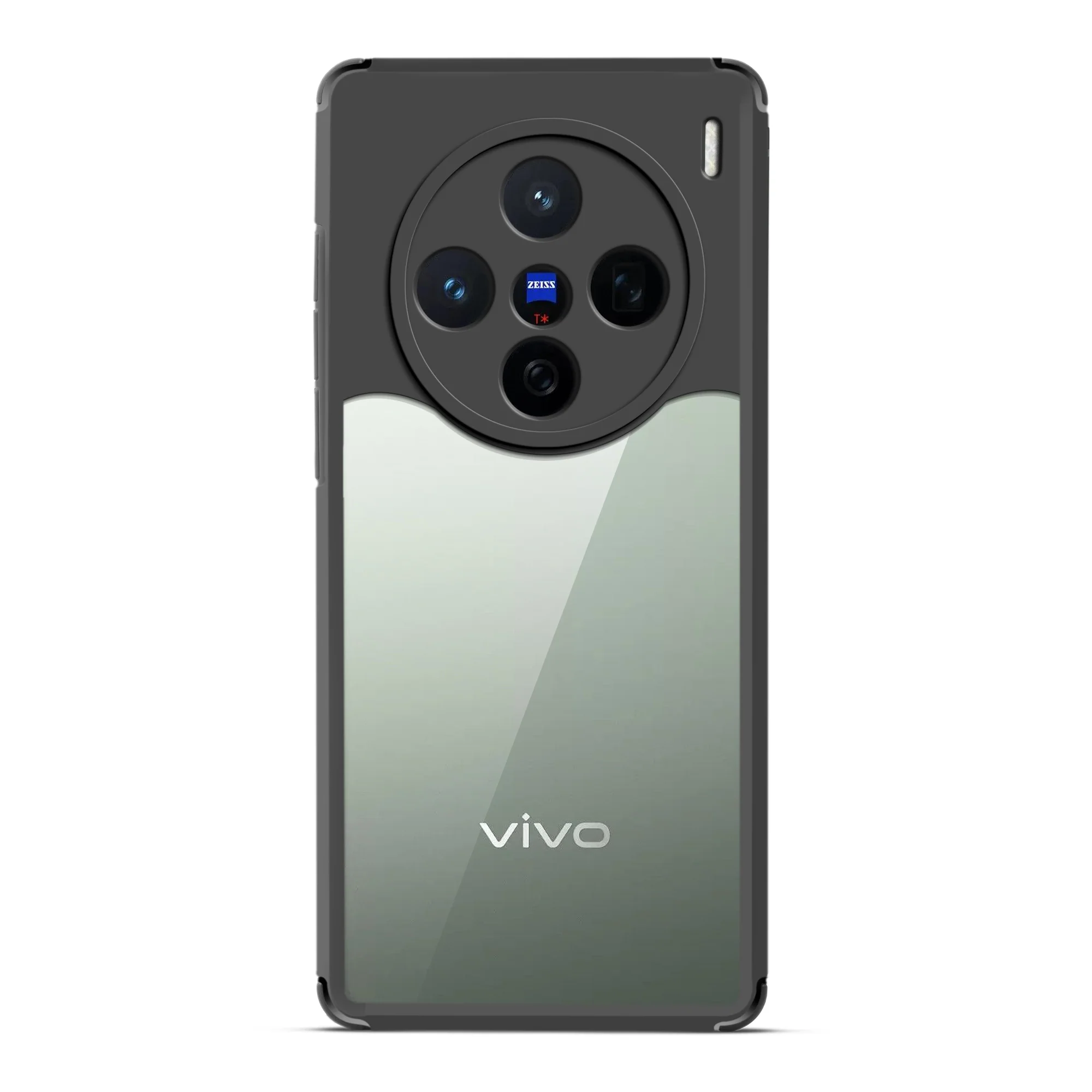 Silicone Border Transparent Back Cover for Vivo X200 5G - Image 4