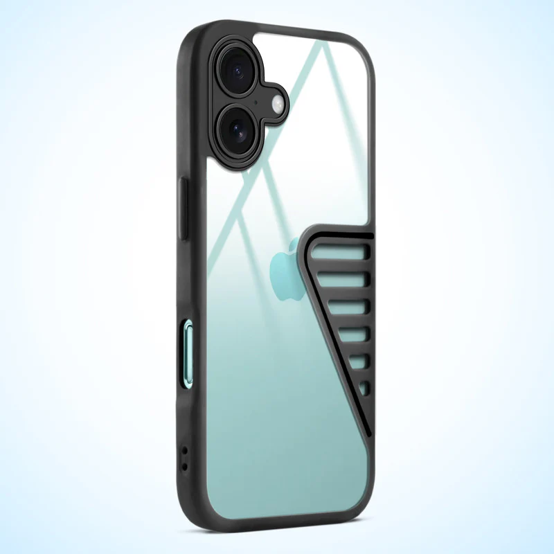 Heat Dissipation Holes Drop-Proof Back Cover for Apple iPhone 16 Plus - Image 4